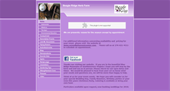 Desktop Screenshot of beagleridgeherbfarm.com